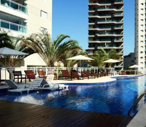 Excelente Apartamento Em Condominio Na Praia Das Asturias Guarujá Kültér fotó